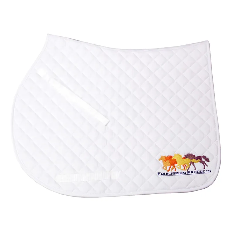 Equilibrium Saddlecloth - White